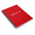 Red Upscale AF  Spiral Notebook